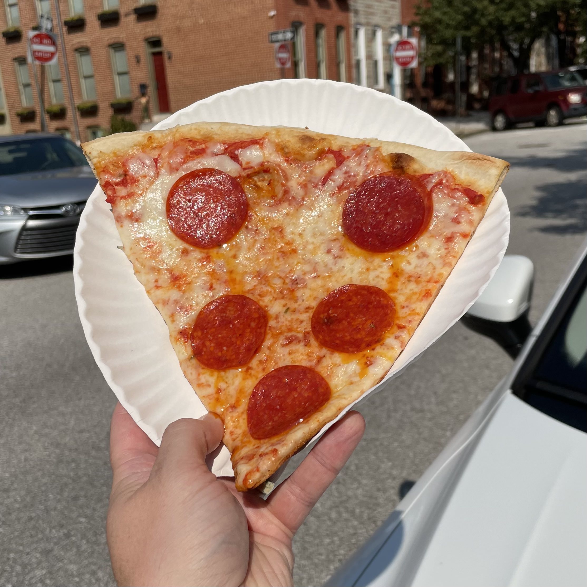 Pepperoni Slice at Tutti Gusti