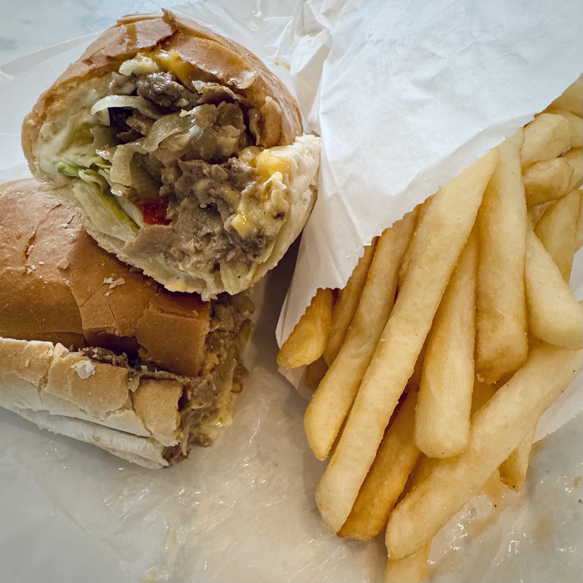 Cheesesteak from John's Carryout