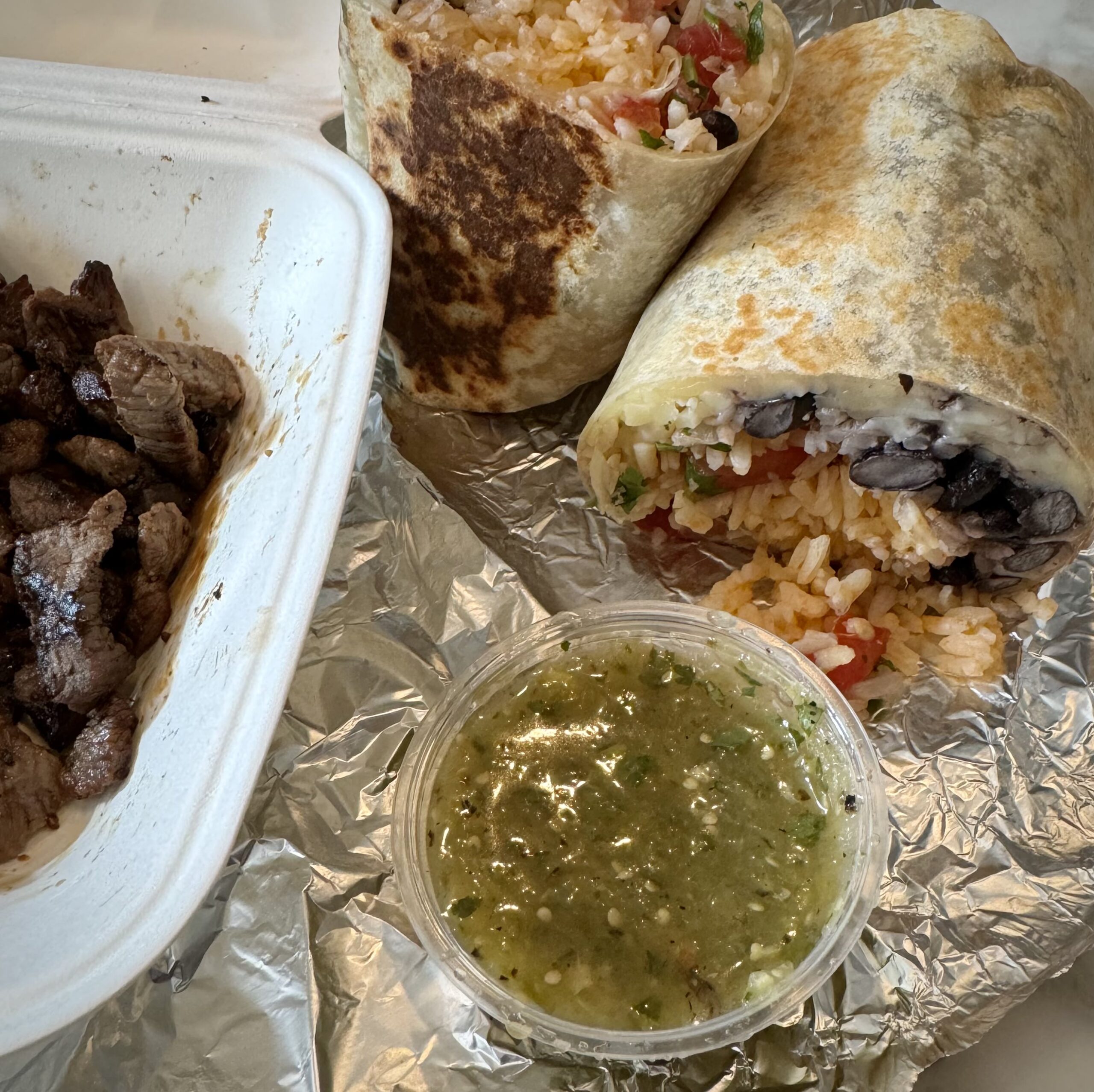 BCR Burrito from Mystic Burrito